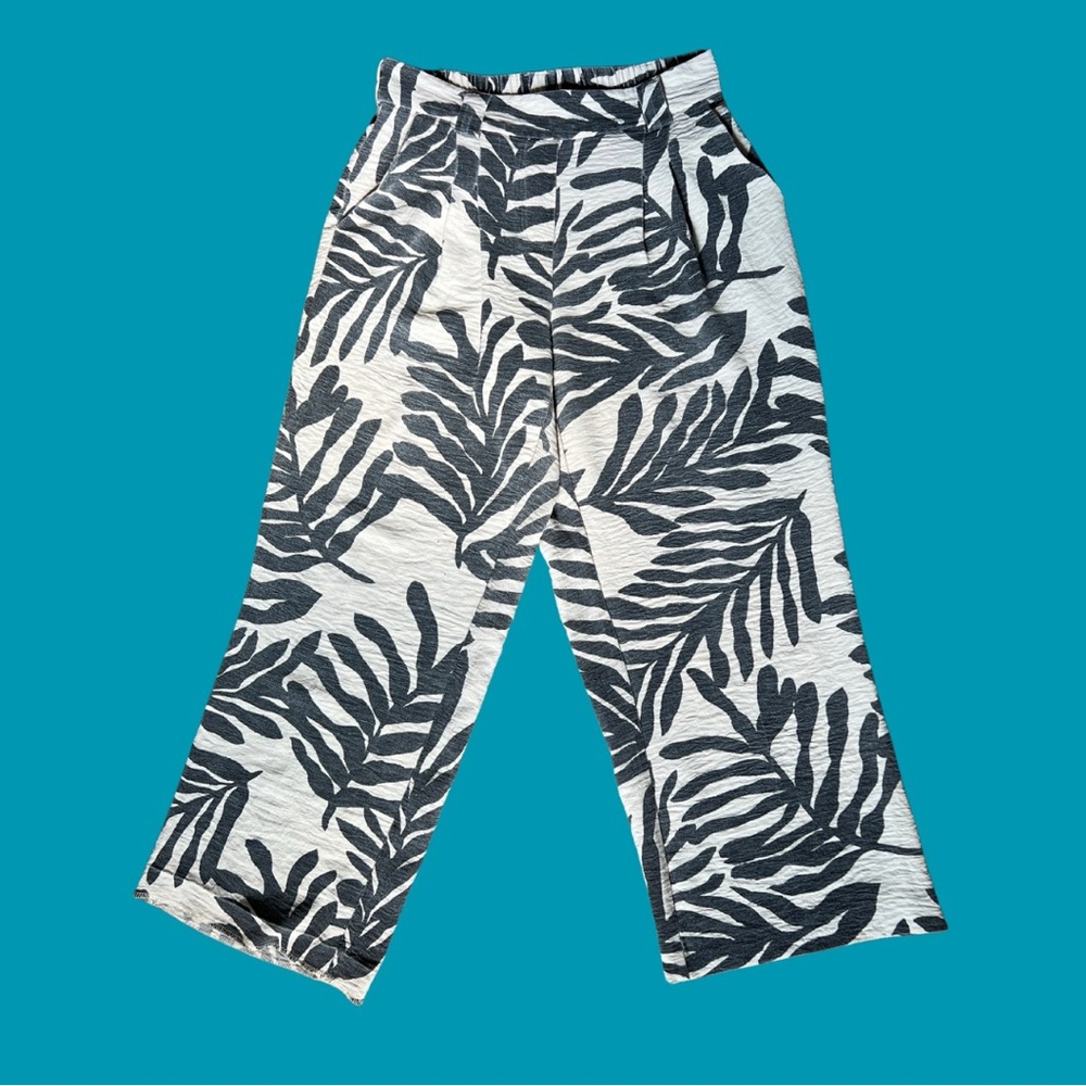 Rachel Zoe Black and White Casual Palazzo Pants